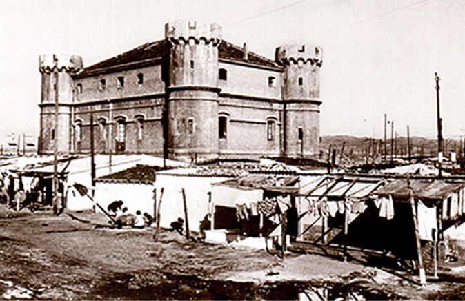 Castell de les 4 torres en 1960
