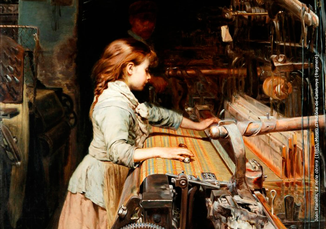 La nena obrera (1885) de Joan Planella